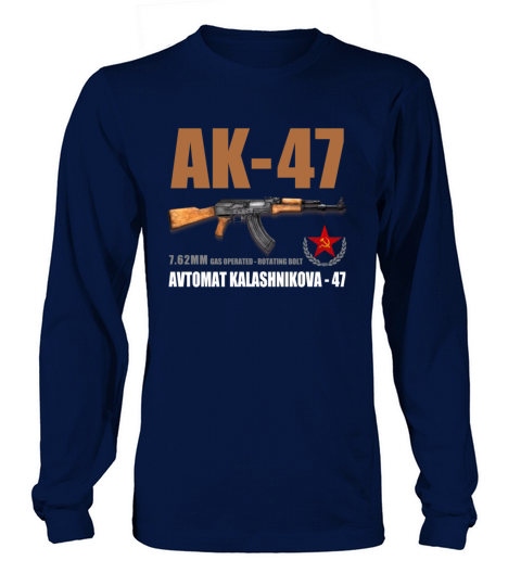 AK47 AVTOMAT KALASHNIKOVA T-Shirt Long sleeved Unisex