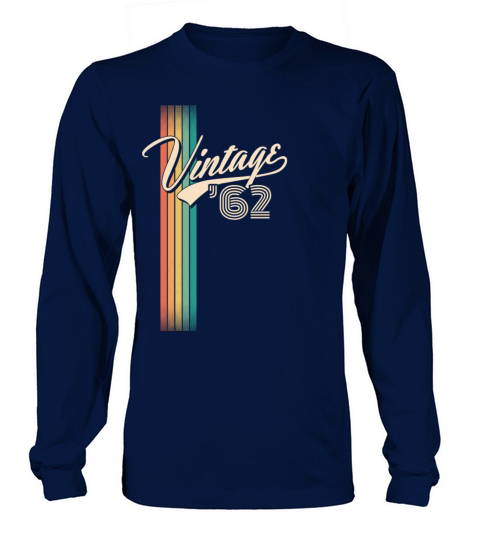 Vintage 1962 - 60 years old - 60th birthday gift Long sleeved Unisex
