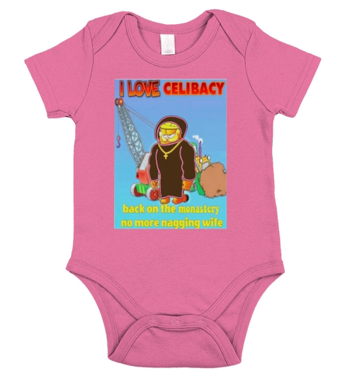 I love celibacy back on the monastery no more nagging wife Short Sleeve Baby One-Piece