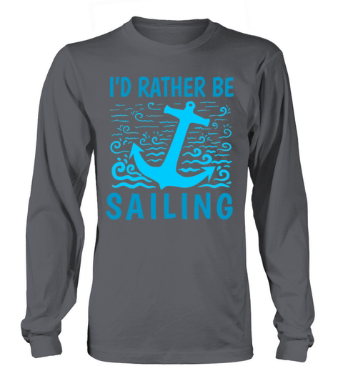 anchor sailing sunset sailor gift present Women's Long Sleeve