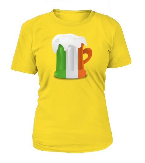 Irish Flag Beer Shirt Stein St Patricks Day Tee Women's T-Shirt