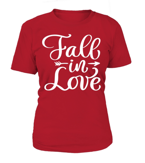 Fall In Love Postcard Women's T-Shirt