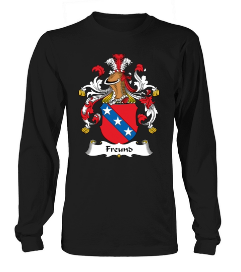 Freund Family Crest German Family Crests Long sleeved Unisex