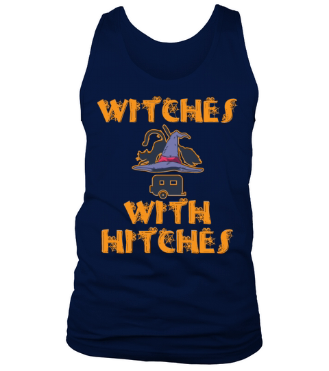 Witches With Hitches Spooky Halloween Gift Men's Tank Top