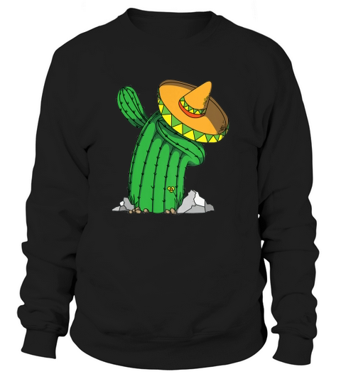 Dabbing Mexican Cactus Cinco De Mayo Mexico Sweatshirt Unisex