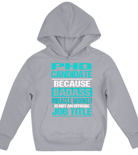 PHD CANDIDATE Kids Hoodie