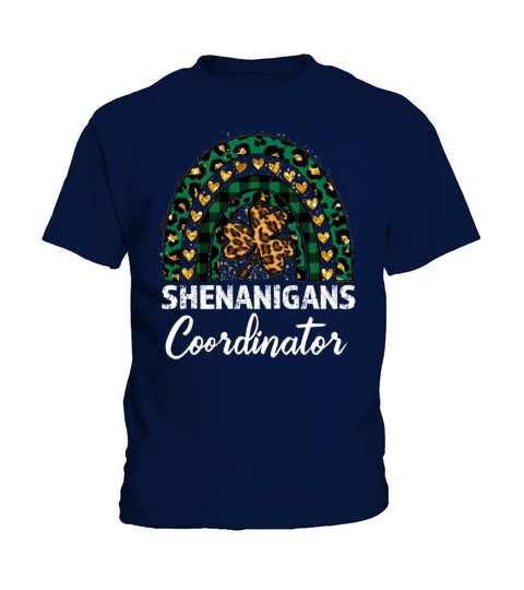 Shenanigans Coordinator Rainbow St Patricks Day Te Kids T-Shirt