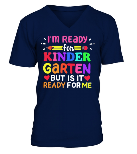 Im Ready for Kindergarten Funny Pre-K Student Men's V-Neck T-shirt