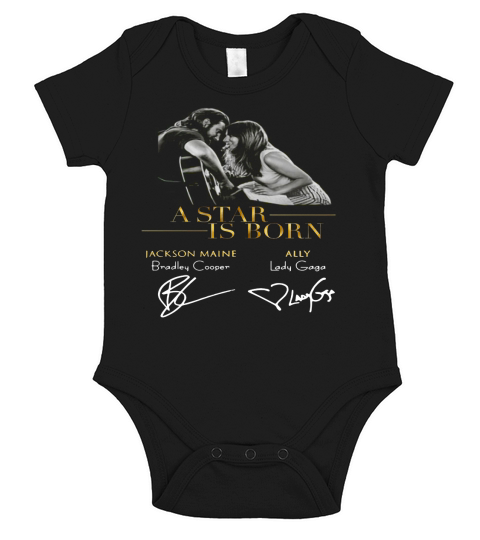 A STAR IS BORN Short Sleeve Baby One-Piece