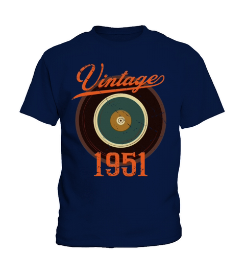 Vintage 1951 70th Birthday Est 1951 Kids T-Shirt