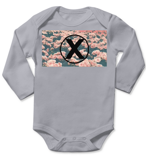 Circle X Side Long Sleeve Baby One-Piece