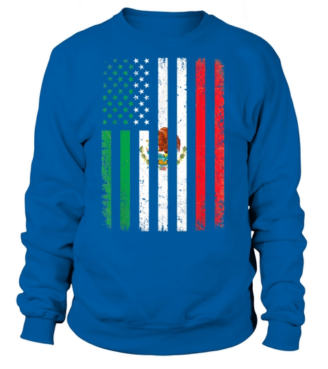 Mexico Flag Shirt USA American Mexican Women's Sweatshirt