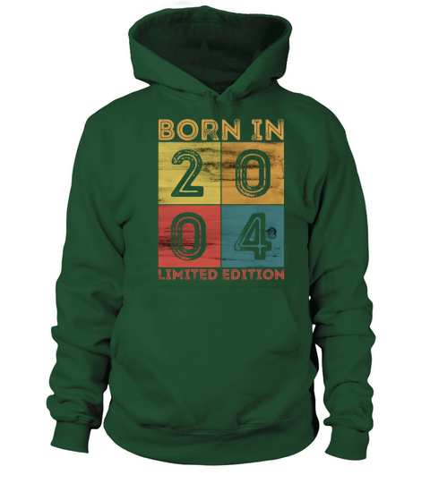 18th Birthday Born In 2004 Limited Edition Vintage Women's Hoodie