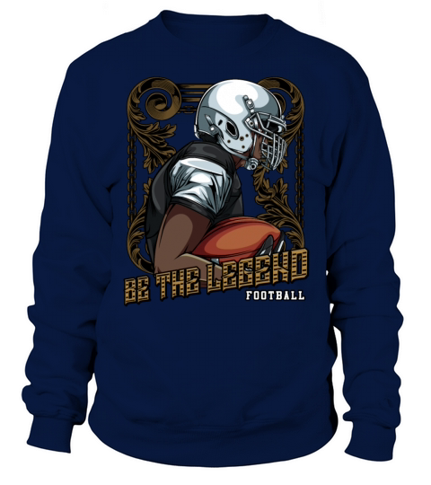 Cool American Football Player Trendy Team Sport Men's Sweatshirt