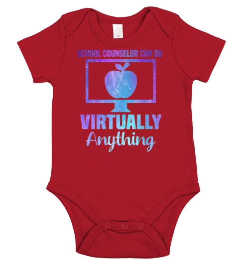 School Counselor Can Do Virtually Anything Short Sleeve Baby One-Piece
