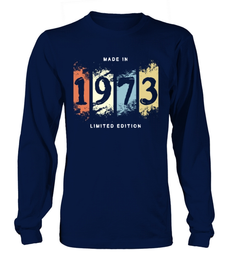 1973 Birthday Gift Vintage Men's Long Sleeve