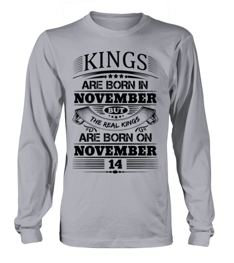 Real Kings Are Born On November 14 Women's Long Sleeve