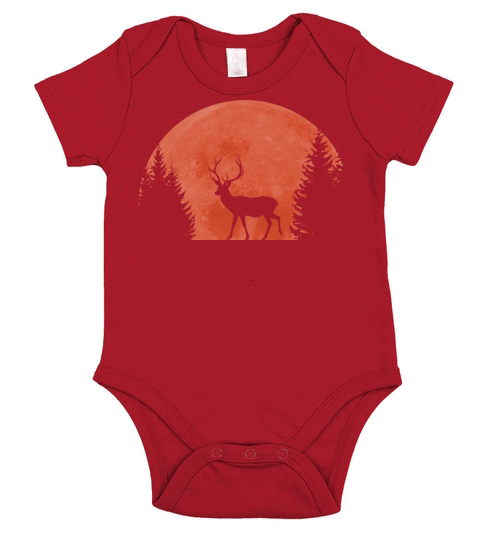 Deer Hunting Short Sleeve Baby One-Piece