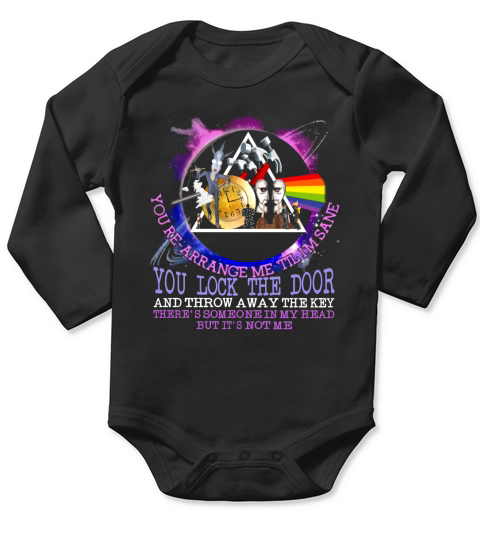 Brain Damage lyrics Pink Floyd you lock the door and throw away shirt Long Sleeve Baby One-Piece