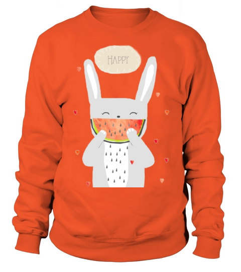 Happy Bunny Watermelon Women's Sweatshirt