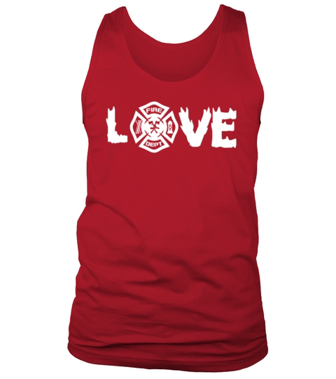 Love Firefighter Men's Tank Top