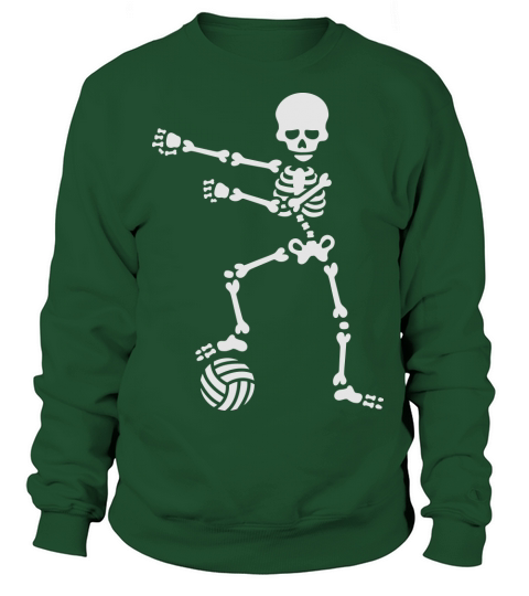 Beach volleyball floss dance flossing skeleton Men's Sweatshirt