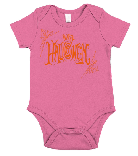 Happy Halloween Short Sleeve Baby One-Piece