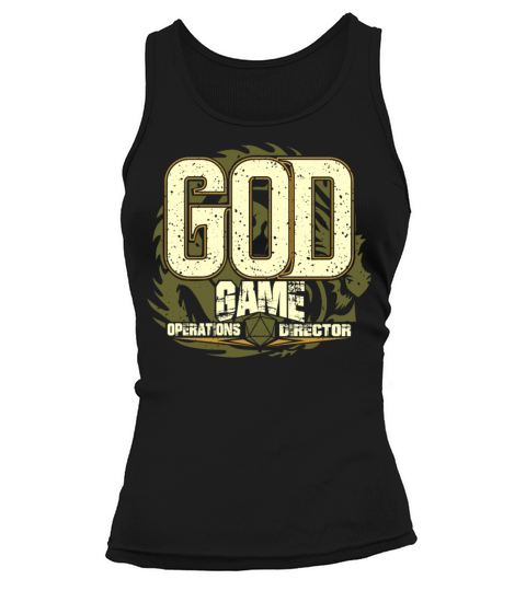 GOD - Game Operations Director Funny Roleplaying Women's Tank Top
