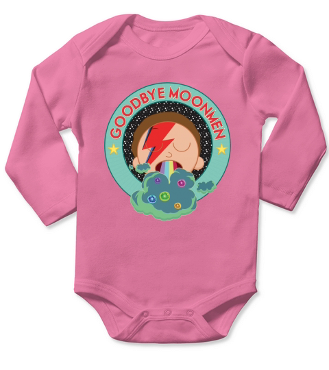 Goodbye Moonmen T-Shirt Long Sleeve Baby One-Piece
