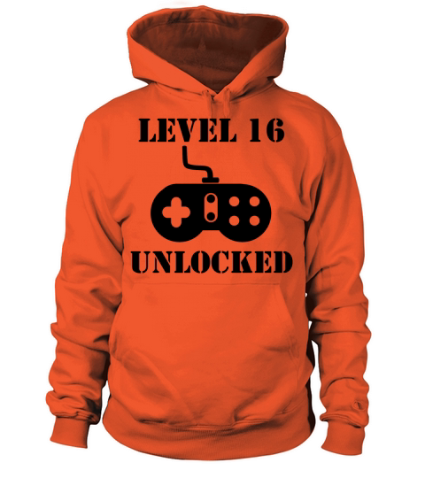 Level 16 Unlocked Video Games 16th Birthday Women's Hoodie