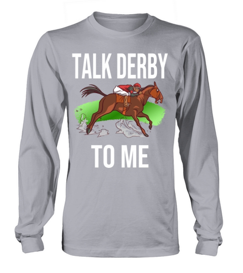 Horse Racing Drinking Derby Barrel Racing Men's Long Sleeve
