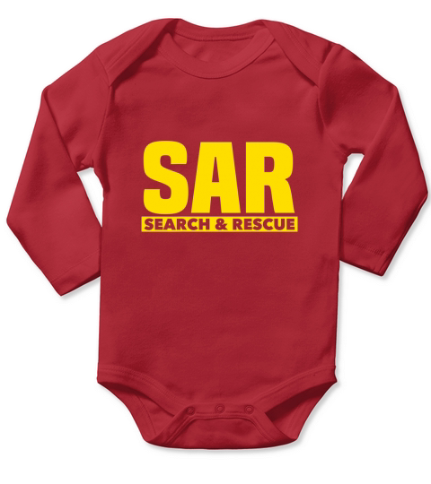 Search  Rescue Crew SAR Long Sleeve Baby One-Piece