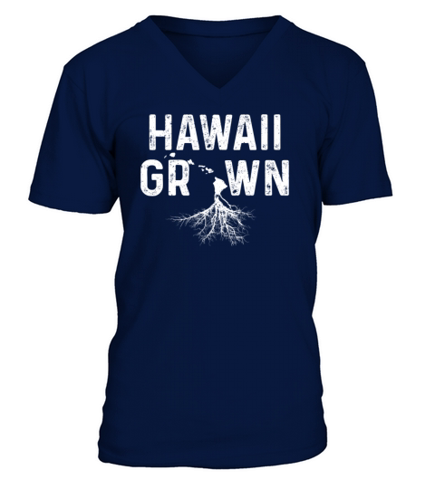 Hawaii Grown Men's V-Neck T-shirt