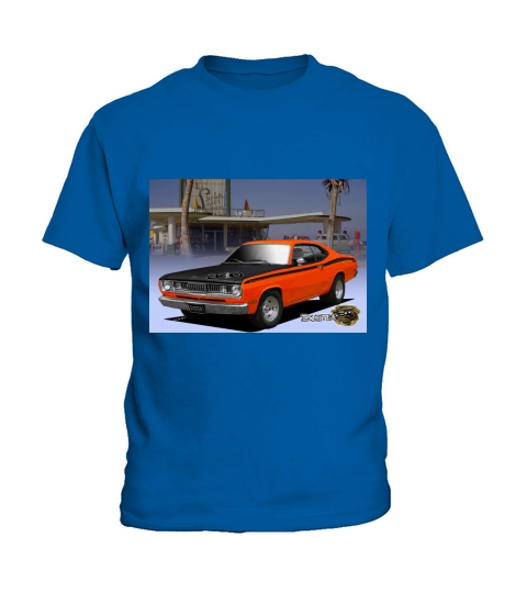 1970 74 duster poster orange 3 Kids T-Shirt