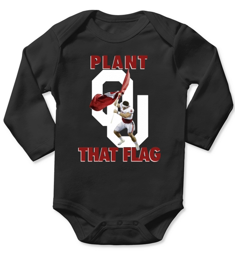 Baker Mayfield Plant That Flag Long Sleeve Baby One-Piece