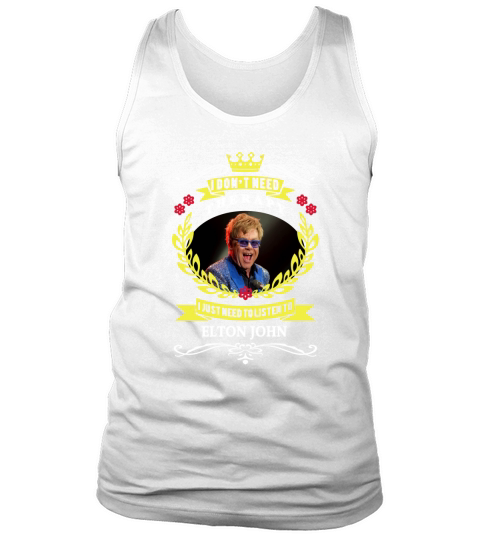 ELTON JOHN Tank Top Unisex