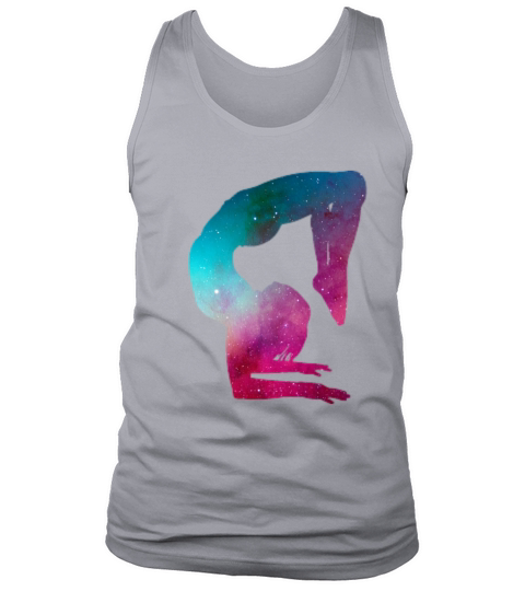 Multicolor Galaxy Space Gymnastics Handstand Yoga Men's Tank Top