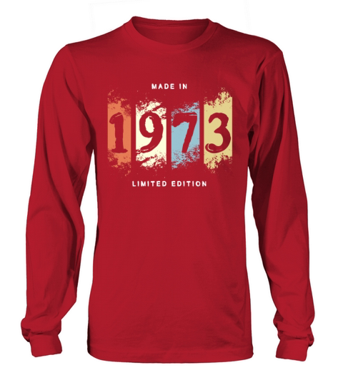 1973 Birthday Gift Vintage Women's Long Sleeve