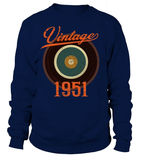 Vintage 1951 70th Birthday Est 1951 Women's Sweatshirt