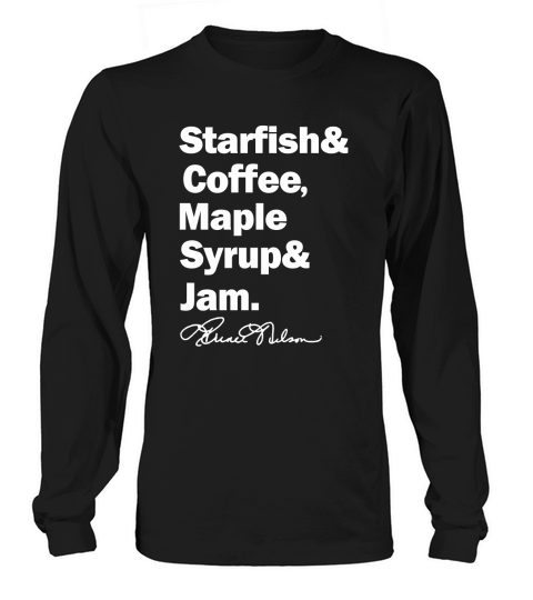 Prince starfish coffee maple syrup and jam Long sleeved Unisex