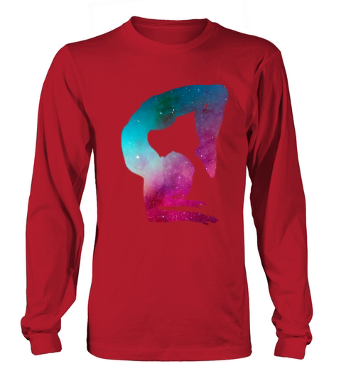 Multicolor Galaxy Space Gymnastics Handstand Yoga Women's Long Sleeve