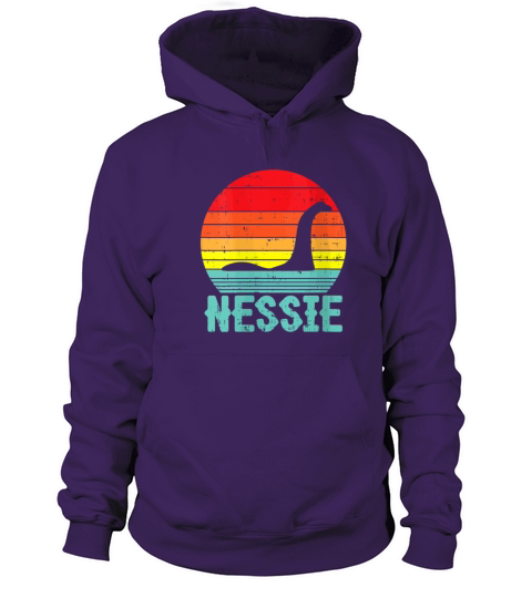 Nessie Loch Ness Monster Retro Nessy Animal Lover Women's Hoodie