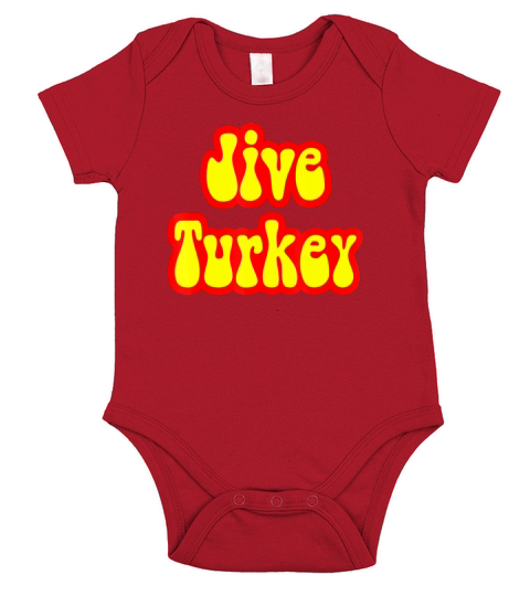 That Retro 70s Sayings Vintage Style Jive Turkey T-Shirt Short Sleeve Baby One-Piece