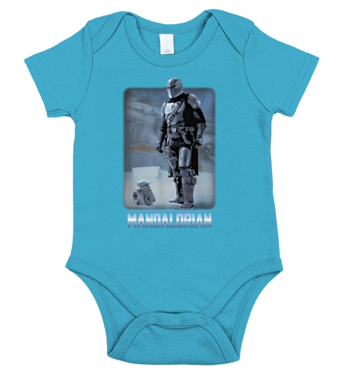 The Mandalorian Retro Short Sleeve Baby One-Piece