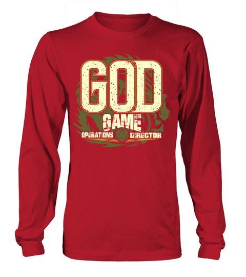 GOD - Game Operations Director Funny Roleplaying Women's Long Sleeve