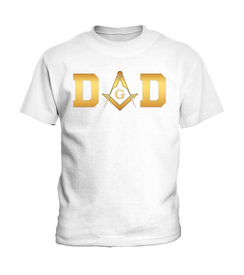 Mens Masonic Dad, Fathers Day Gift  Freemason T-Shirt Kids T-Shirt