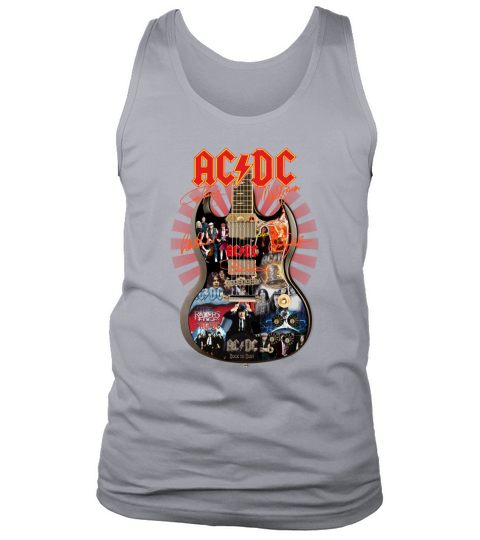 ACDC signatures guitar shirt Tank Top Unisex