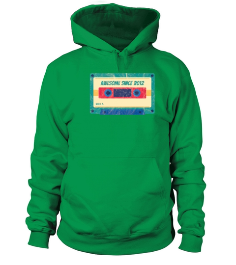 8 th Birthday Celebration Gift Awesome Since 2012 Men's Hoodie