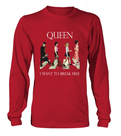Queen Abbey Road I Want To Break Free - Baby Onesie Long sleeved Unisex