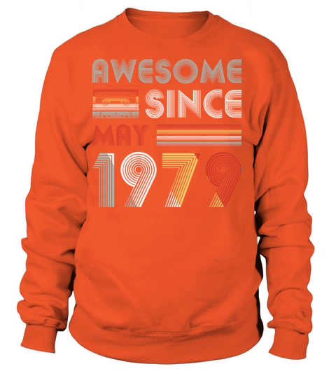 Vintage Awesome Since May 1979 40th Birthday Women's Sweatshirt